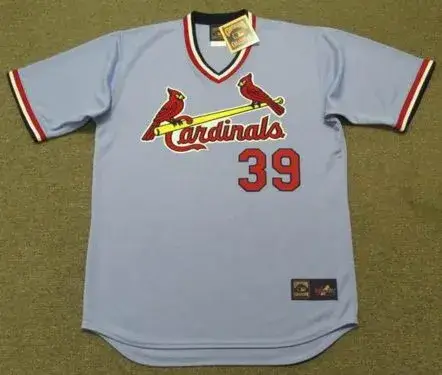 AL HRABOSKY St. Louis Cardinals 1975 Majestic Cooperstown Away Baseball Jersey