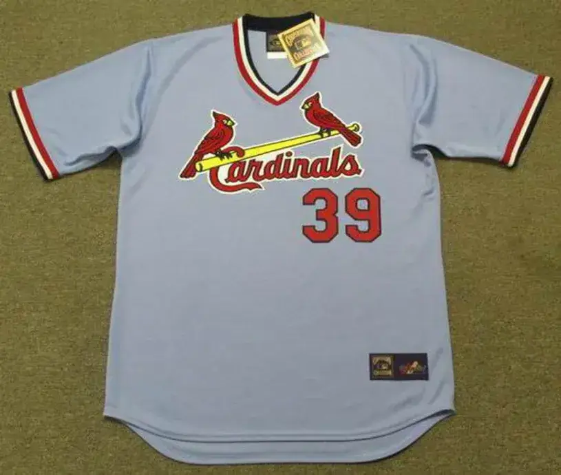 AL HRABOSKY St. Louis Cardinals 1975 Majestic Cooperstown Away Baseball Jersey