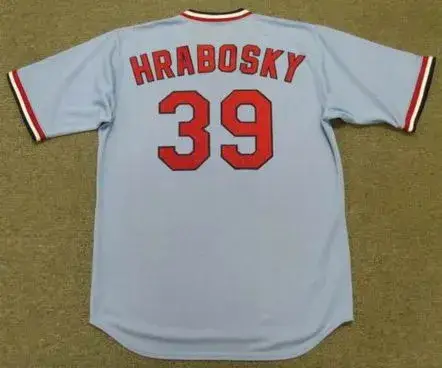 AL HRABOSKY St. Louis Cardinals 1975 Majestic Cooperstown Away Baseball Jersey 
