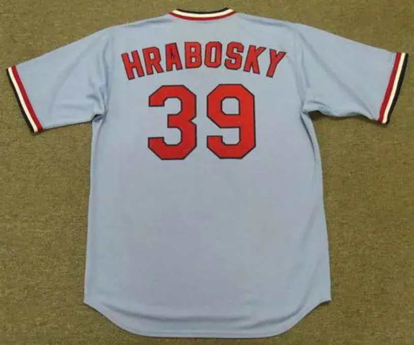 AL HRABOSKY St. Louis Cardinals 1975 Majestic Cooperstown Away Baseball Jersey 