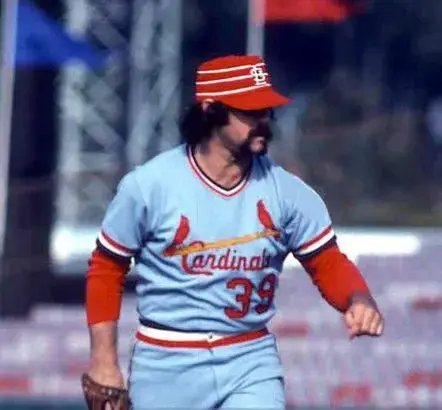AL HRABOSKY St. Louis Cardinals 1975 Majestic Cooperstown Away Baseball Jersey 