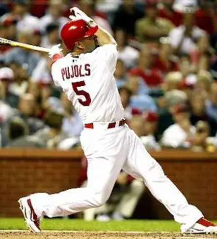 ALBERT PUJOLS St. Louis Cardinals 1940’s Majestic Throwback Baseball Jersey 