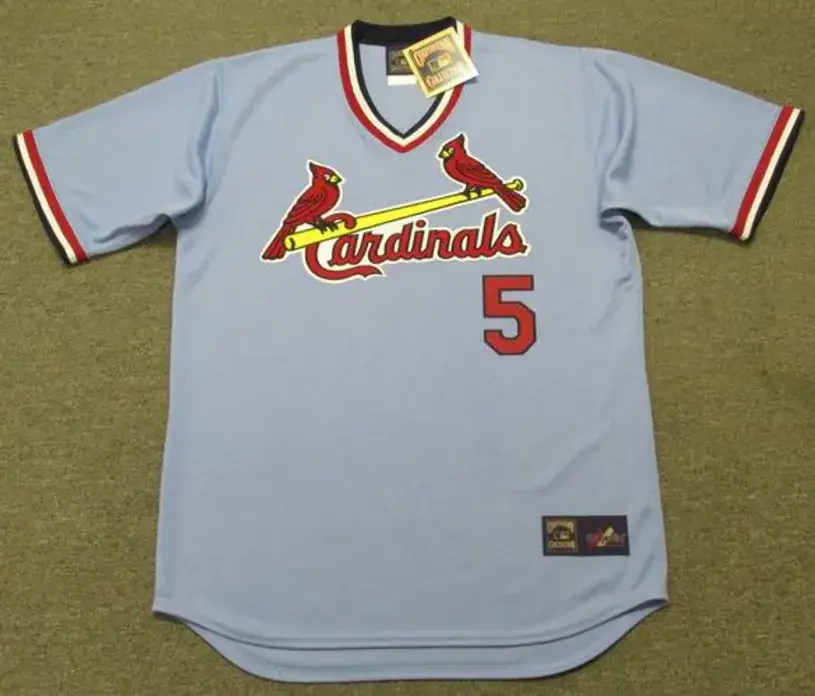 ALBERT PUJOLS St. Louis Cardinals 1980’s Away Majestic Baseball Jersey