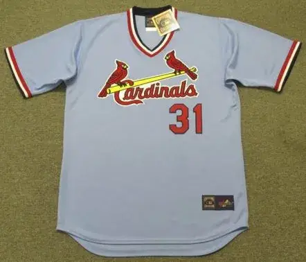BOB FORSCH St. Louis Cardinals 1977 Majestic Cooperstown Throwback Away Jersey