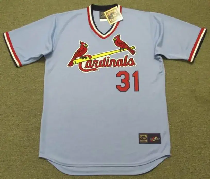 BOB FORSCH St. Louis Cardinals 1977 Majestic Cooperstown Throwback Away Jersey