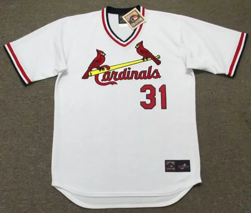 BOB FORSCH St. Louis Cardinals 1977 Majestic Cooperstown Throwback Home Jersey
