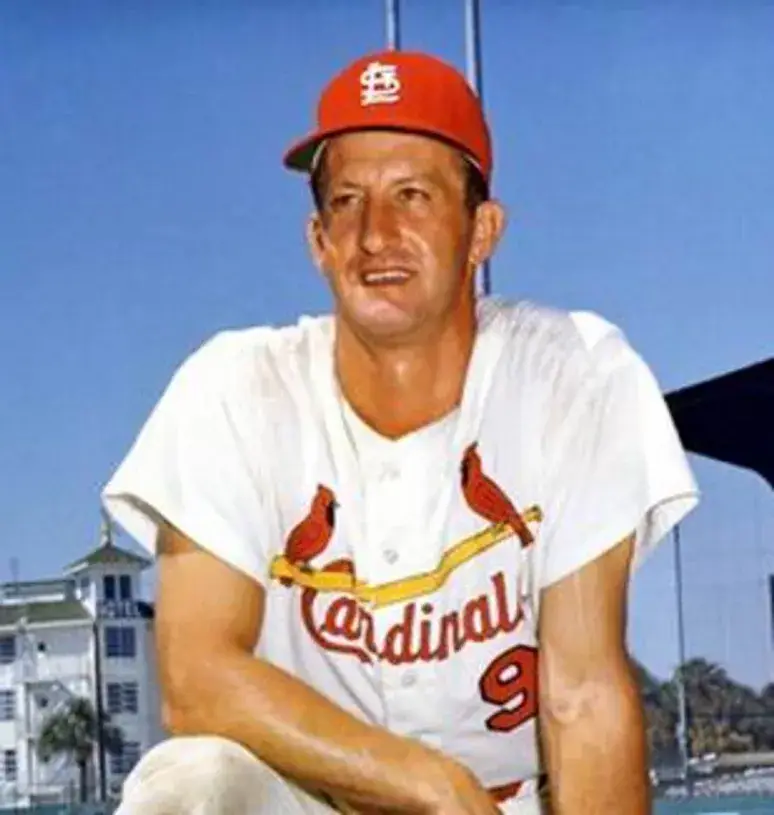BOB UECKER St. Louis Cardinals 1964 Away Majestic Baseball Throwback Jersey 