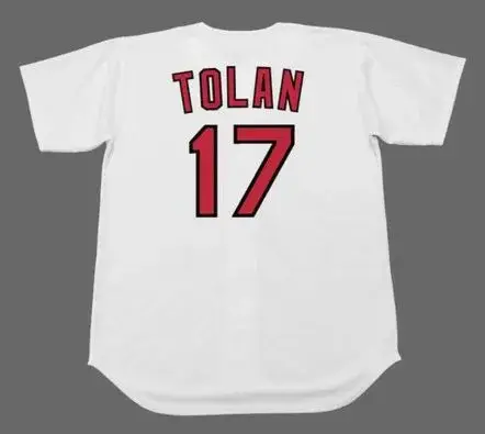 BOBBY TOLAN St. Louis Cardinals 1967 Majestic Cooperstown Home Baseball Jersey 