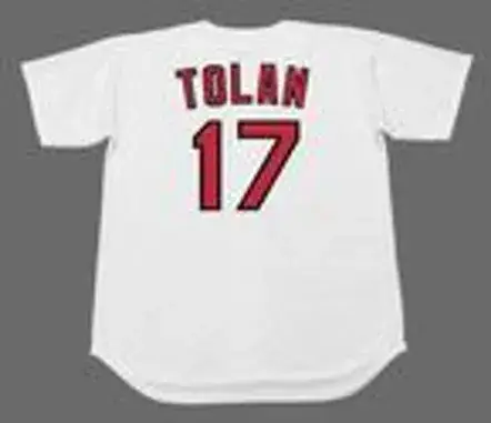 BOBBY TOLAN St. Louis Cardinals 1967 Majestic Cooperstown Home Baseball Jersey 