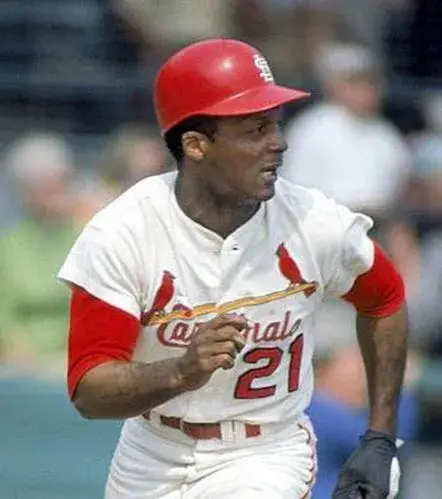 CURT FLOOD St. Louis Cardinals 1967 Majestic Throwback Home Baseball Jersey 