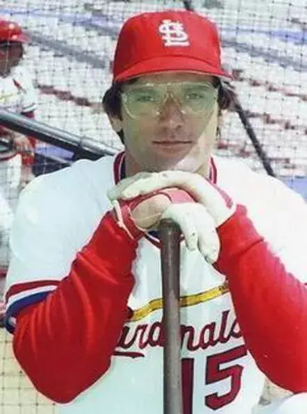 DARRELL PORTER St. Louis Cardinals 1982 Majestic Cooperstown Home Baseball Jersey 