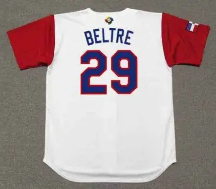 ADRIAN BELTRE Dominican 2017 World Baseball Classic Throwback Jersey