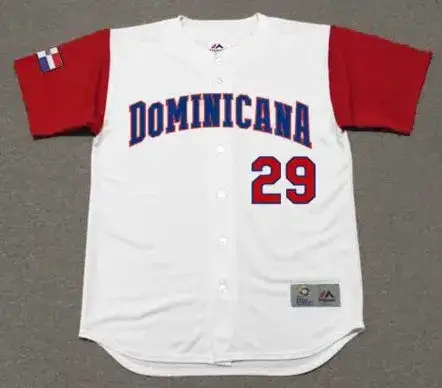 ADRIAN BELTRE Dominican 2017 World Baseball Classic Throwback Jersey 