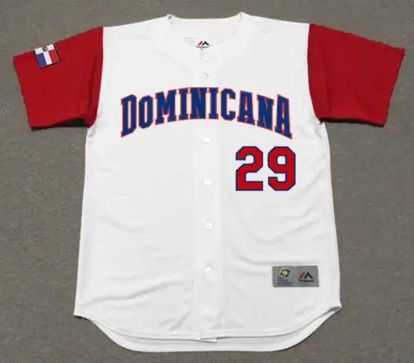 ADRIAN BELTRE Dominican 2017 World Baseball Classic Throwback Jersey 