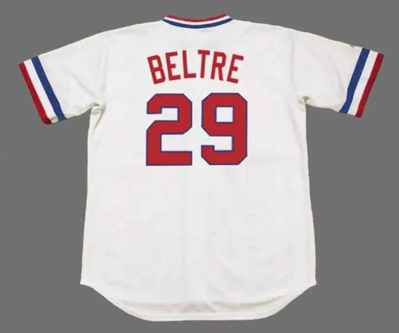 ADRIAN BELTRE Texas Rangers 1970’s Home Majestic Throwback Baseball Jersey 