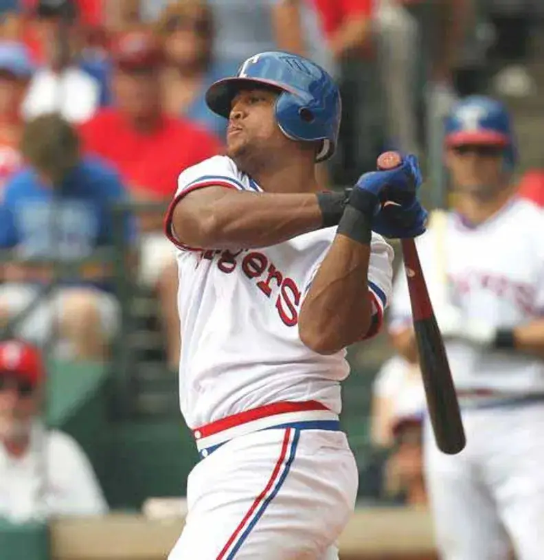 ADRIAN BELTRE Texas Rangers 1970’s Home Majestic Throwback Baseball Jersey 