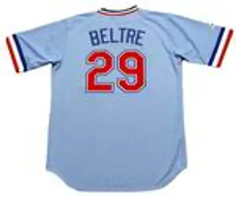 ADRIAN BELTRE Texas Rangers 1980’s Majestic Cooperstown Throwback Baseball Jersey 