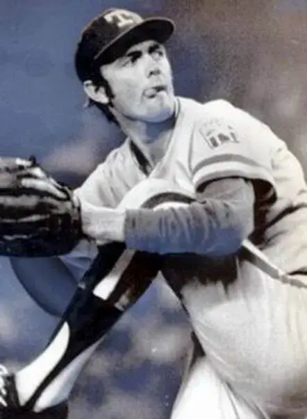 BERT BLYLEVEN Texas Rangers 1970’s Majestic Throwback Baseball Jersey 