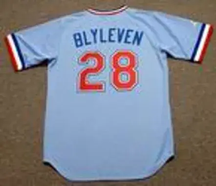 BERT BLYLEVEN Texas Rangers 1970’s Majestic Throwback Baseball Jersey 