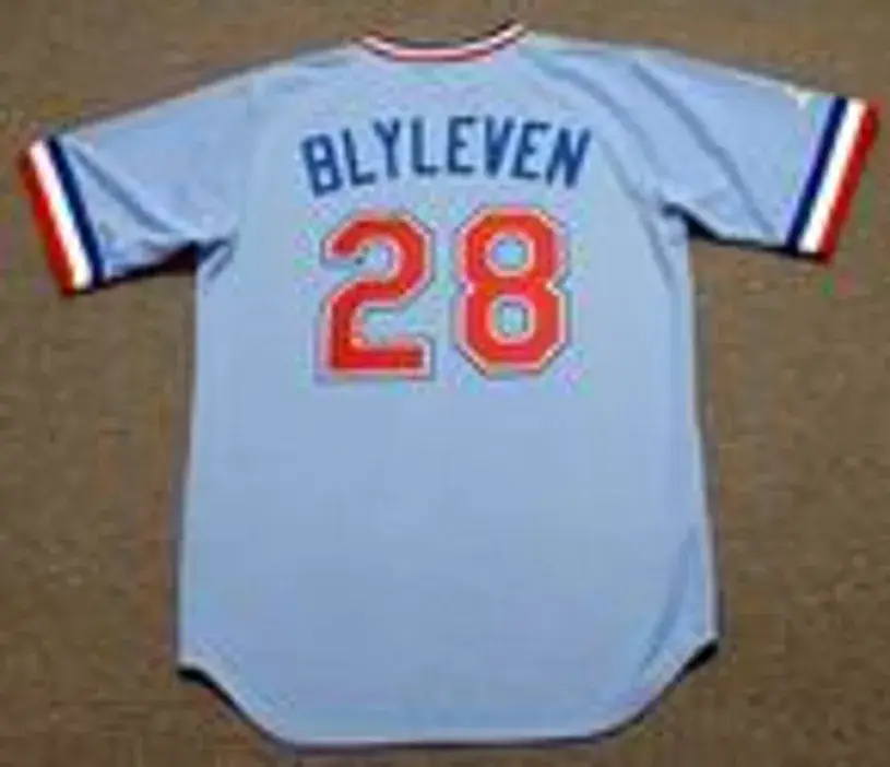 BERT BLYLEVEN Texas Rangers 1970’s Majestic Throwback Baseball Jersey 