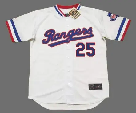 BUDDY BELL Texas Rangers 1984 Home Majestic Throwback Baseball Jersey