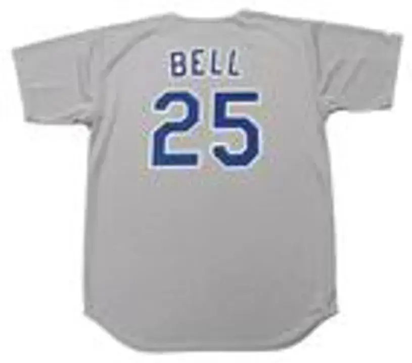 BUDDY BELL Texas Rangers 1989 Majestic Cooperstown Throwback Away Jersey 