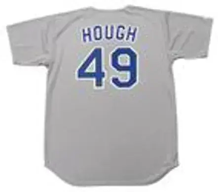 CHARLIE HOUGH Texas Rangers 1987 Majestic Cooperstown Throwback Away Jersey 