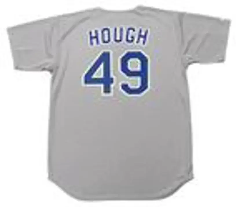 CHARLIE HOUGH Texas Rangers 1987 Majestic Cooperstown Throwback Away Jersey 