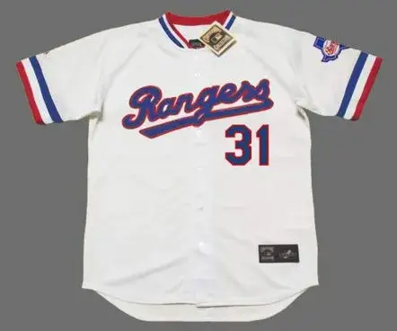 DAVE STEWART Texas Rangers 1984 Home Majestic Throwback Baseball Jersey