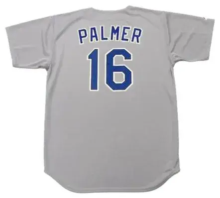 DEAN PALMER Texas Rangers 1993 Majestic Cooperstown Throwback Away Jersey 
