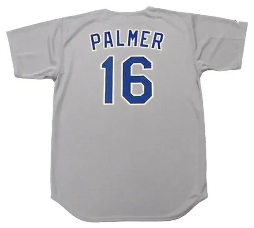 DEAN PALMER Texas Rangers 1993 Majestic Cooperstown Throwback Away Jersey 