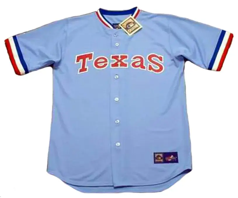 ELVIS ANDRUS Texas Rangers 1980’s Majestic Cooperstown Throwback Baseball Jersey