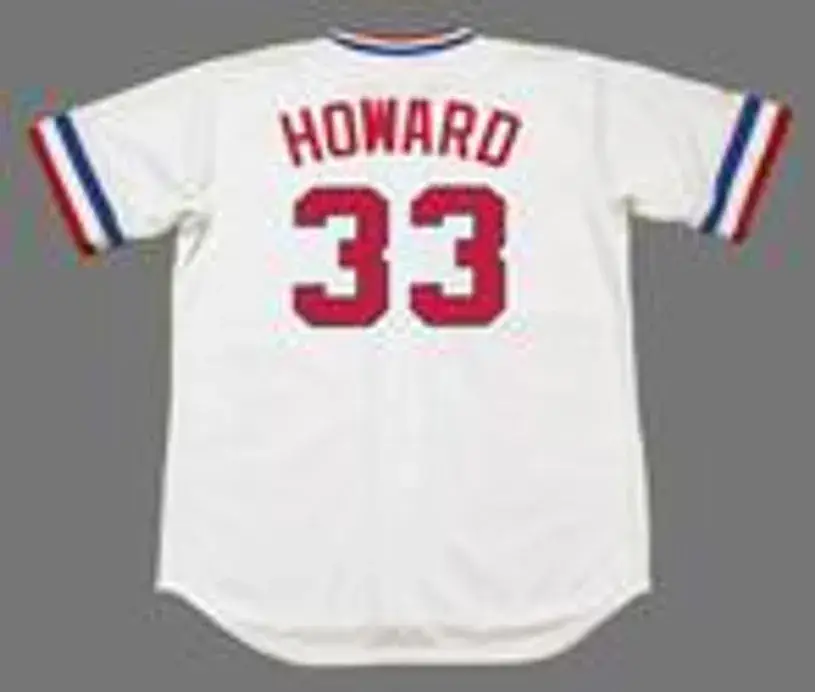FRANK HOWARD Texas Rangers 1972 Home Majestic Baseball Throwback Jersey 