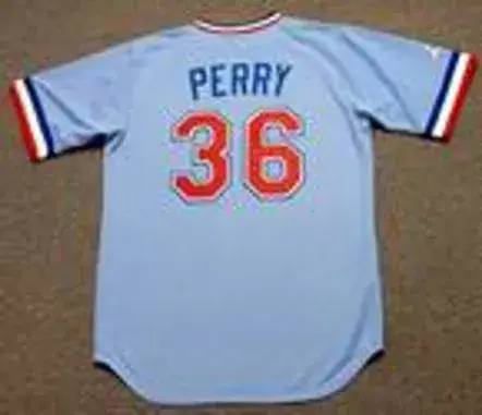 GAYLORD PERRY Texas Rangers 1970’s Majestic Cooperstown Throwback Baseball Jersey 
