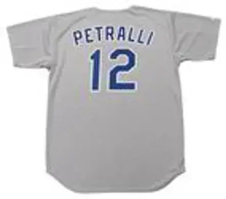 GENO PETRALLI Texas Rangers 1990 Majestic Cooperstown Throwback Away Jersey 