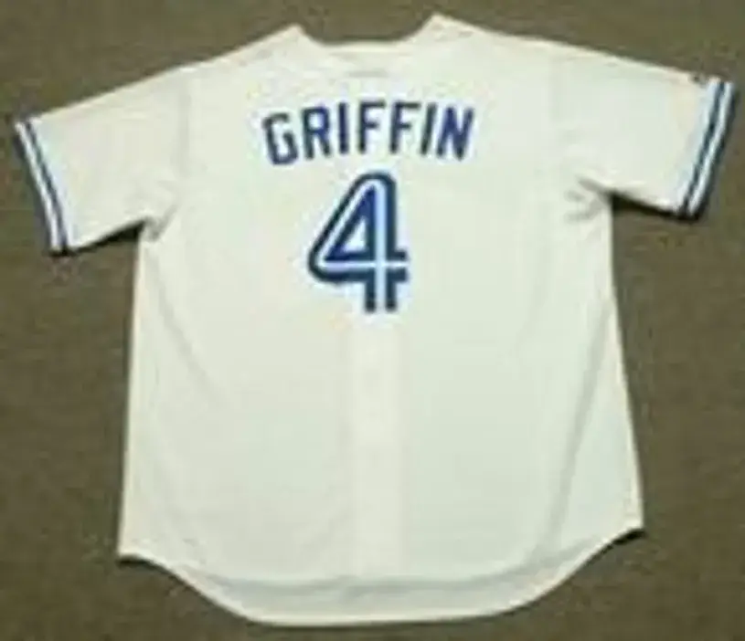 ALFREDO GRIFFIN Toronto Blue Jays 1992 Majestic Cooperstown Home Baseball Jersey 