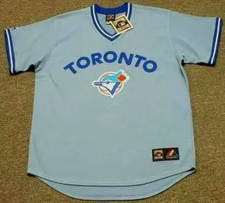ALFREDO GRIFFIN Toronto Blue Jays Majestic Cooperstown Throwback Baseball Jersey