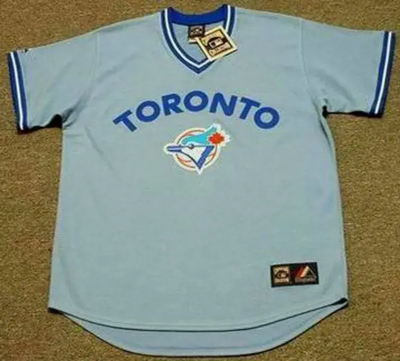 ALFREDO GRIFFIN Toronto Blue Jays Majestic Cooperstown Throwback Baseball Jersey