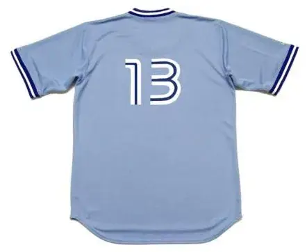BUCK MARTINEZ Toronto Blue Jays 1983 Majestic Throwback Away Baseball Jersey 
