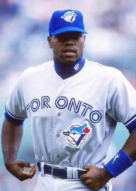 CARLOS DELGADO Toronto Blue Jays 1994 Majestic Throwback Away Baseball Jersey 