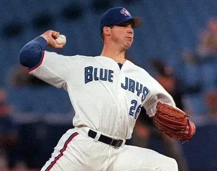 CHRIS CARPENTER Toronto Blue Jays 2000 Majestic Throwback Home Baseball Jersey 