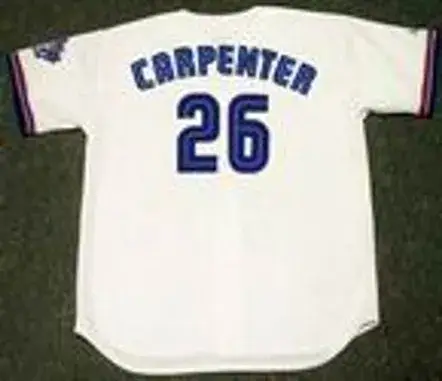 CHRIS CARPENTER Toronto Blue Jays 2000 Majestic Throwback Home Baseball Jersey 