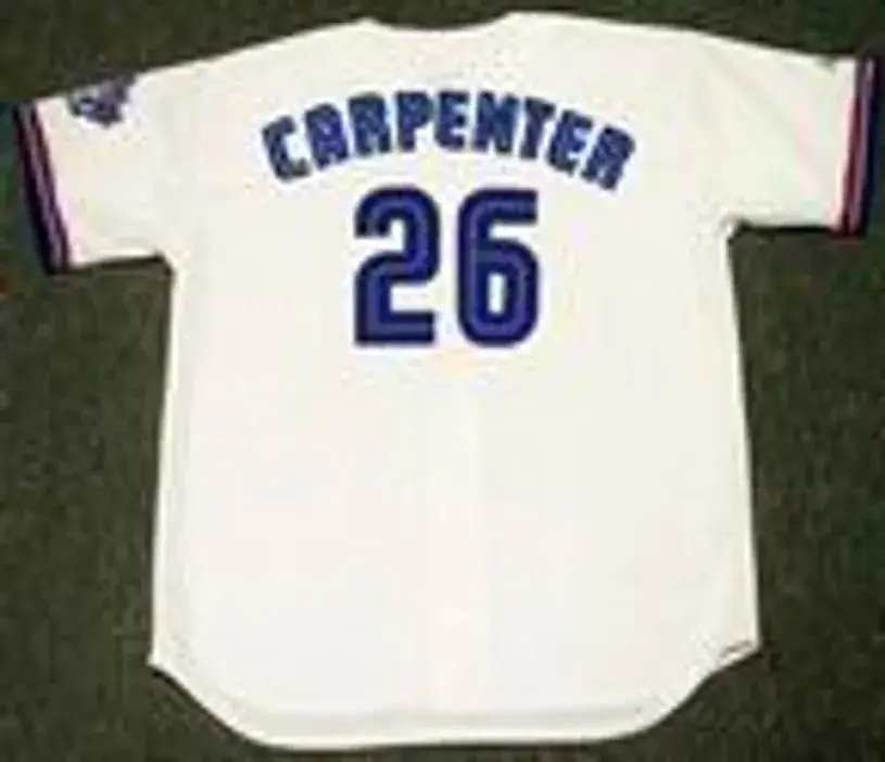 CHRIS CARPENTER Toronto Blue Jays 2000 Majestic Throwback Home Baseball Jersey 