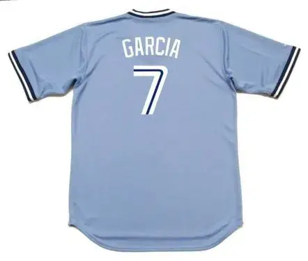 DAMASO GARCIA Toronto Blue Jays 1982 Majestic Cooperstown Away Baseball Jersey 
