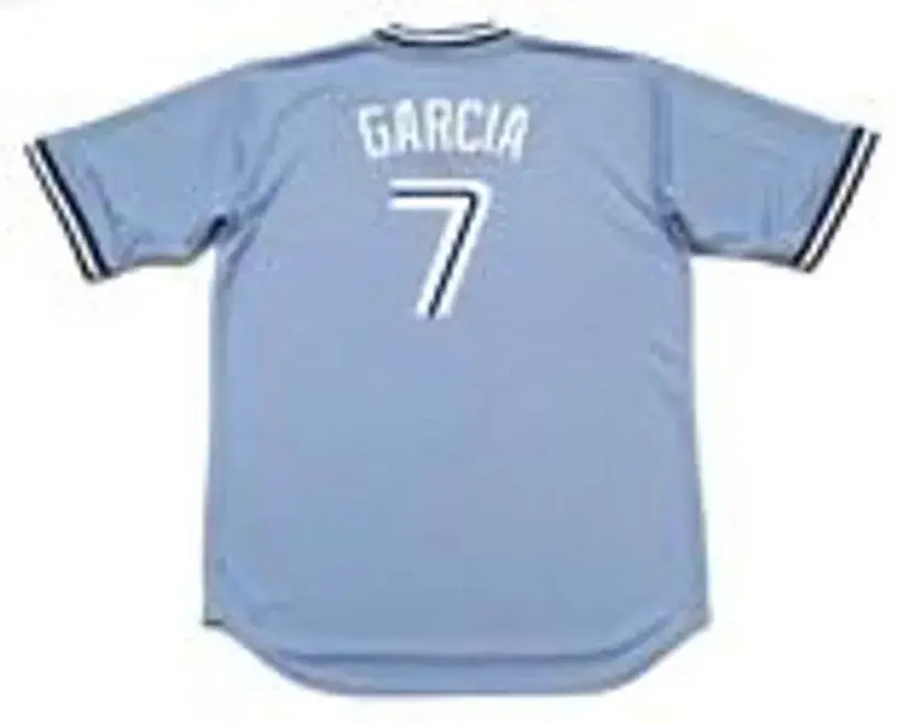 DAMASO GARCIA Toronto Blue Jays 1982 Majestic Cooperstown Away Baseball Jersey 
