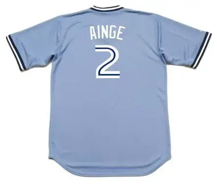 DANNY AINGE Toronto Blue Jays 1979 Majestic Cooperstown Away Baseball Jersey 
