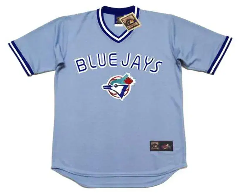 DAVE STIEB Toronto Blue Jays 1982 Majestic Throwback Away Baseball Jersey