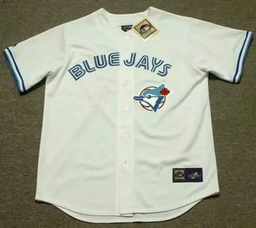 DAVE STIEB Toronto Blue Jays 1990 Majestic Throwback Home Baseball Jersey