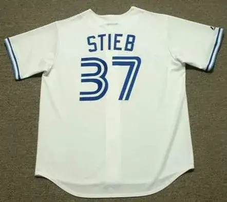 DAVE STIEB Toronto Blue Jays 1990 Majestic Throwback Home Baseball Jersey 