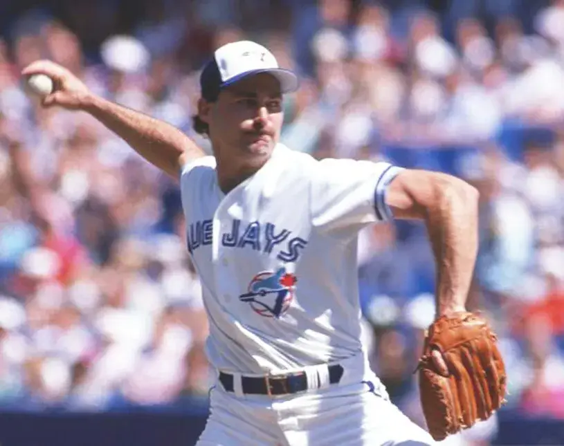 DAVE STIEB Toronto Blue Jays 1990 Majestic Throwback Home Baseball Jersey 